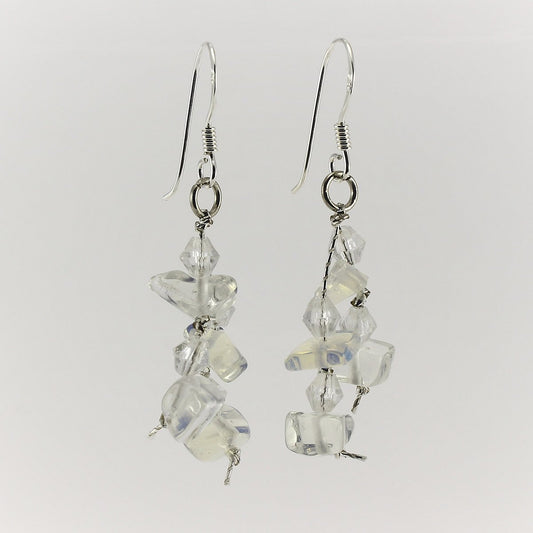 WSWE0060MO - MIA - Moonstone Gemstone Drop Earrings
