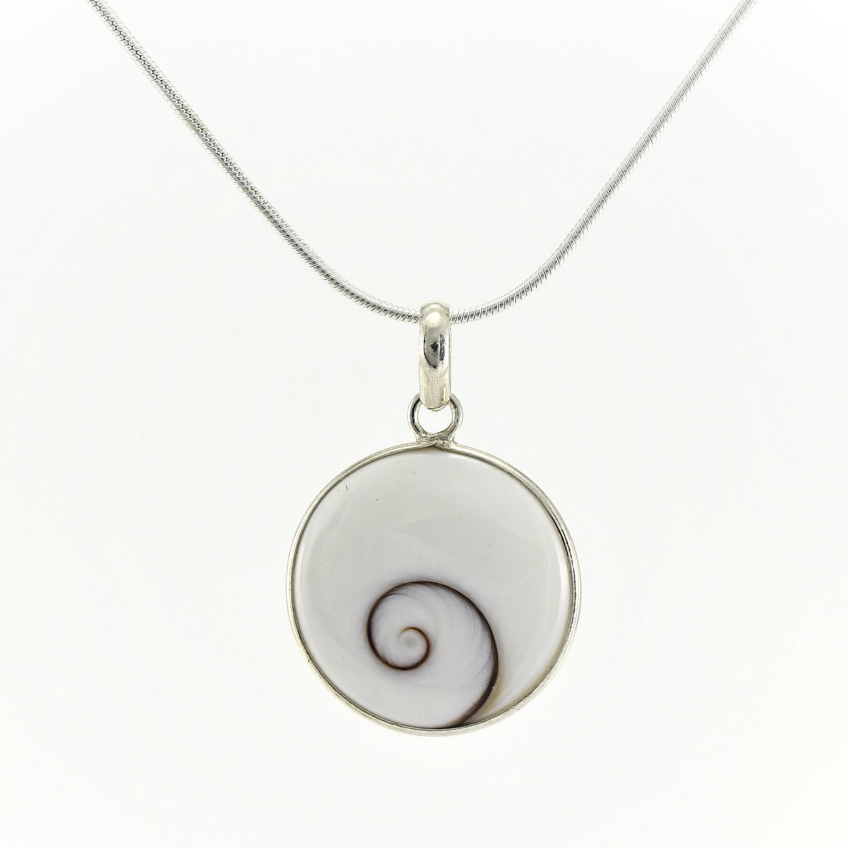 SWN130 Sterling Silver Pendant Necklace