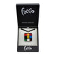 SWN563 - Multi-colour Glass Square Pendant Necklace