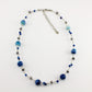 SWN0013BL - EMMA - Blue Agate Stone Necklace