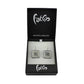 SWE562 - Black Glass Dotty Sparkle Drop Earring