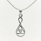 SWN132 Sterling Silver Pendant Necklace