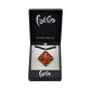 SWN504 - Red Glass Diamond Pendant Necklace