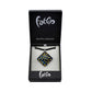 SWN503 - Blue Glass Diamond Pendant Necklace