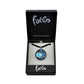 SWN525 - Blue Glass Round Dotty Pendant Necklace
