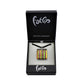 SWN531 - Multi-colour Glass Square Striped Pendant Necklace