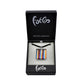 SWN532 - Multi-colour Glass Square Striped Pendant Necklace