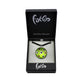 SWN540 - Green Glass Round Dotty Pendant Necklace