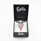 SWN575 Multi Coloured Heart Glass Pendant
