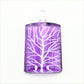 SWN579 Purple Rectangle Glass Pendant Necklace