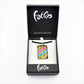 SWN584 Multi Coloured Rectangle Glass Pendant Necklace