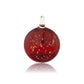 A beautiful hand-made lampwork glass pendant individually painted. Comes with a leather suede cord necklace. 