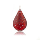 A beautiful hand-made lampwork glass pendant individually painted. Comes with a leather suede cord necklace. 